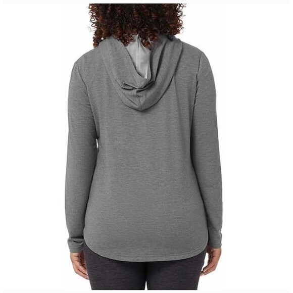 2-pk 32 Degrees Lightweight Full Zip UPF Lightweight Stretch Hoodie Purple Gray - Picture 2 of 6